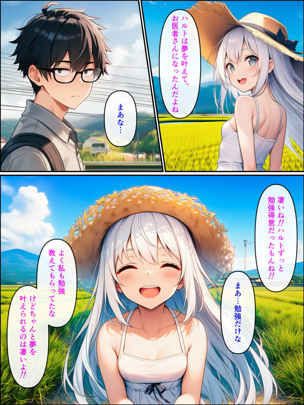 久しぶりに帰った田舎で、幼なじみと思い出巡りする話【モザイク版】-サンプル画像9