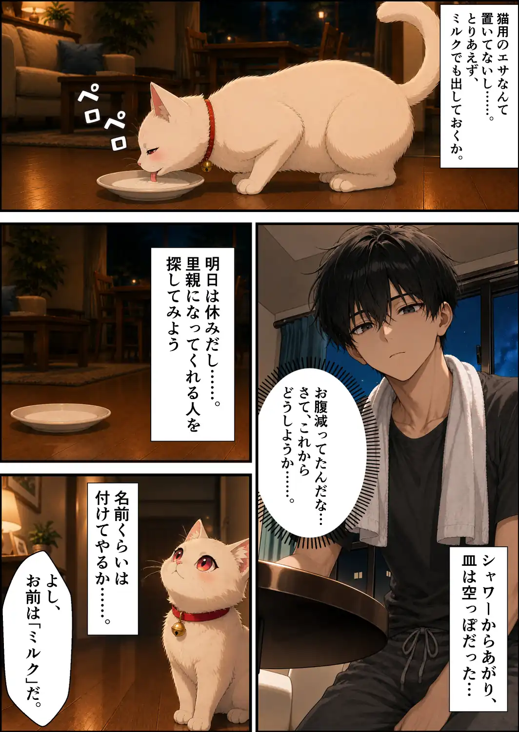 拾われた猫はご主人様に恩返しがしたい【棒消し修正版】-サンプル画像5