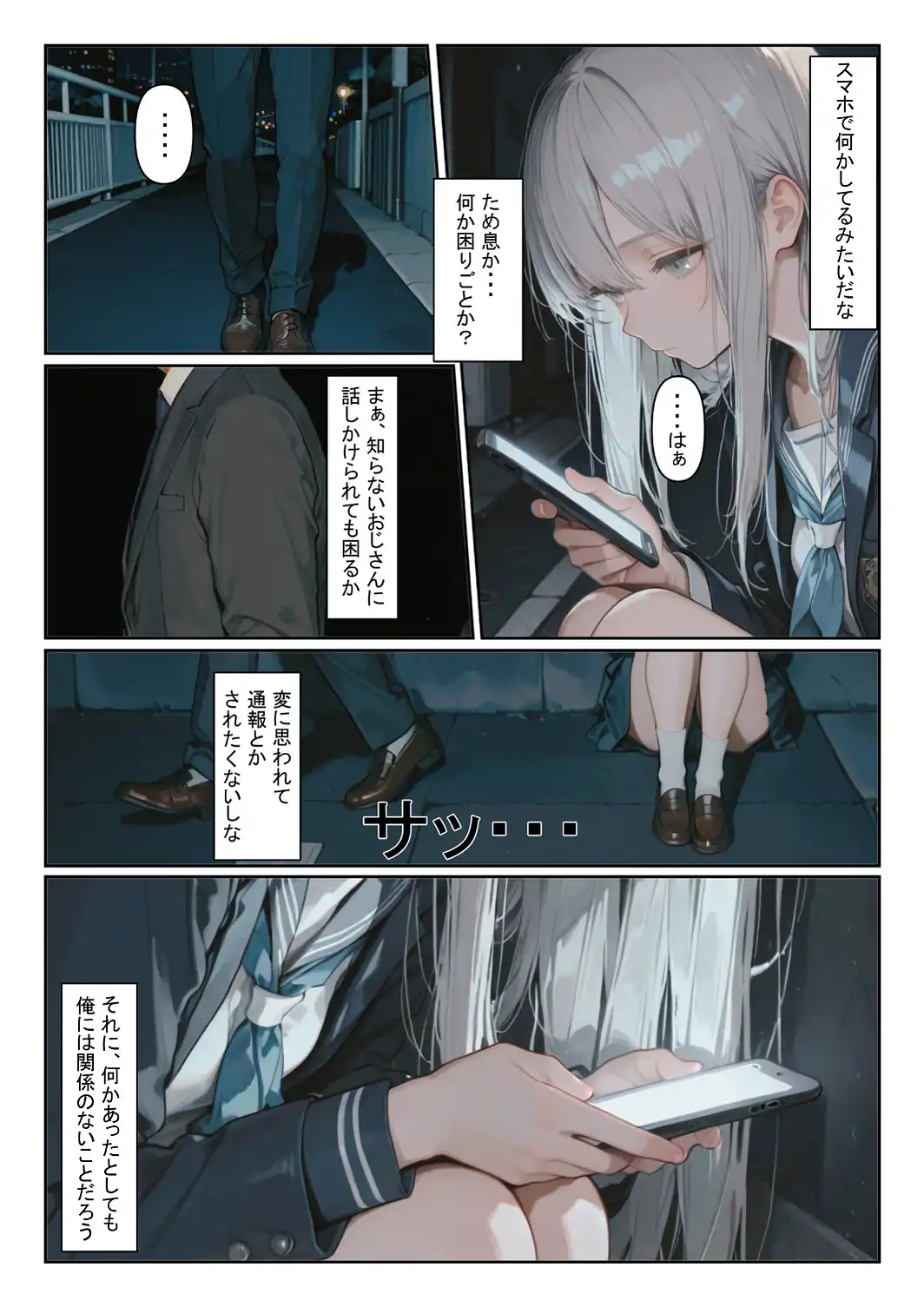 家出少女を拾ったら【白抜き修正版】-サンプル画像2