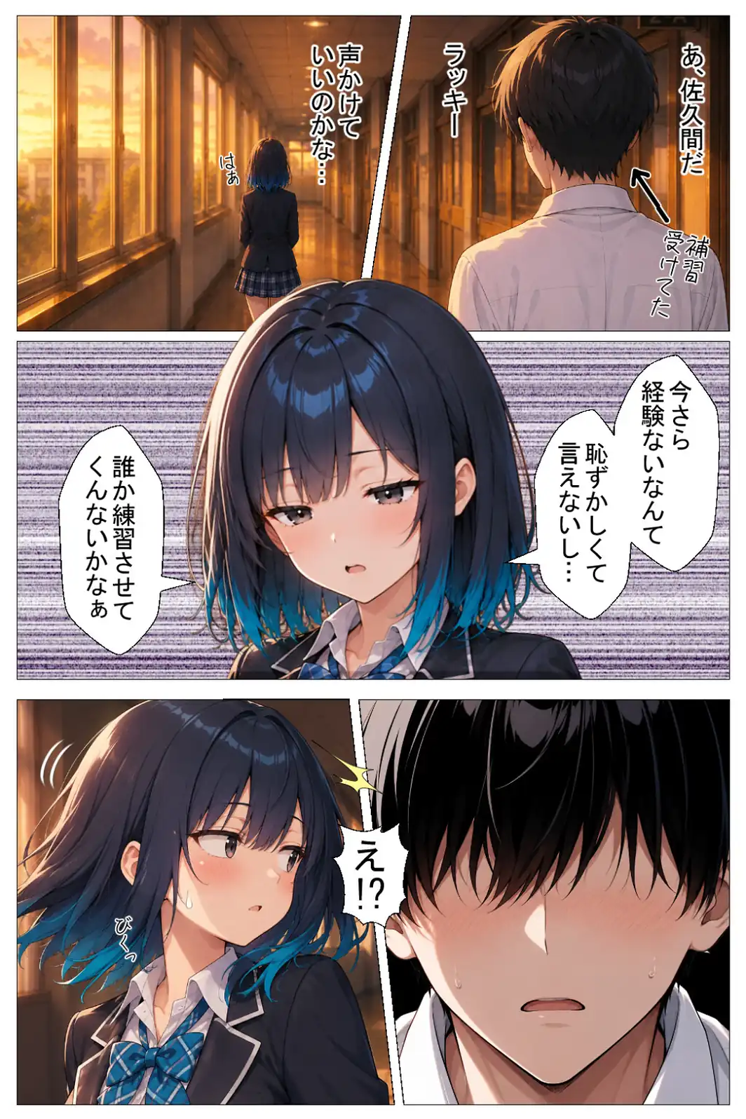 陰キャの俺をセックスの練習台にしたクールギャルが種付けされてメス堕ちした件【白抜き修正版】-サンプル画像6