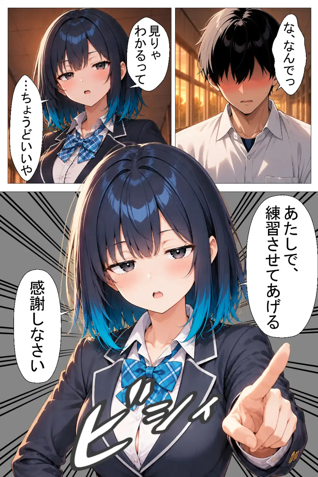 陰キャの俺をセックスの練習台にしたクールギャルが種付けされてメス堕ちした件【白抜き修正版】-サンプル画像8