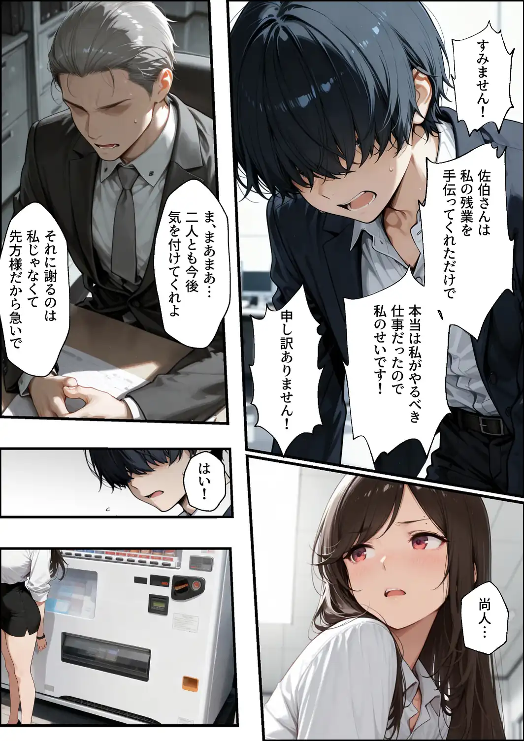 職場の先輩爆乳OLと秘密の二時間休憩【白抜き修正版】-サンプル画像9