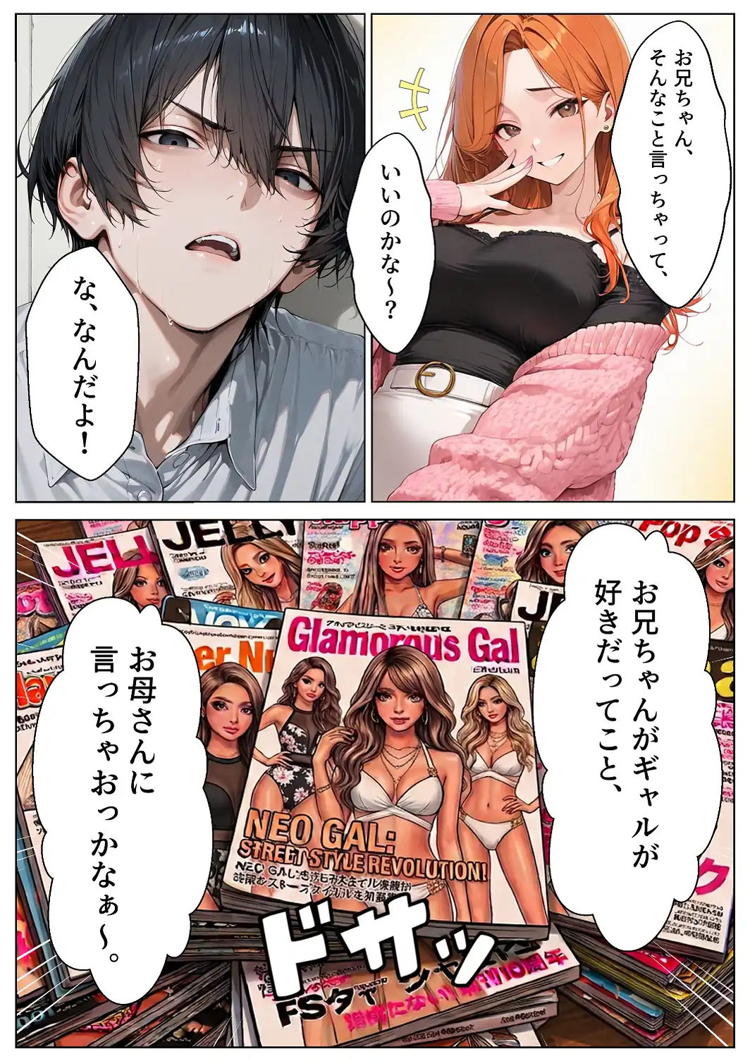 OLギャルになった妹を家賃代わりに中出しする話【モザイク版】-サンプル画像7