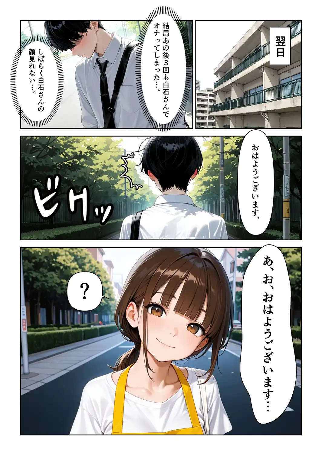 おとなりの保育士お姉さんの生きゅうりオナニーを見て、中出しセックスしまくった話【モザイク版】-サンプル画像12