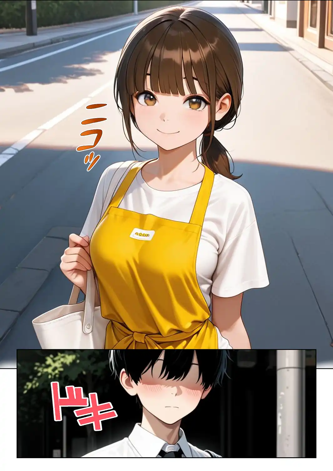 おとなりの保育士お姉さんの生きゅうりオナニーを見て、中出しセックスしまくった話【モザイク版】-サンプル画像2