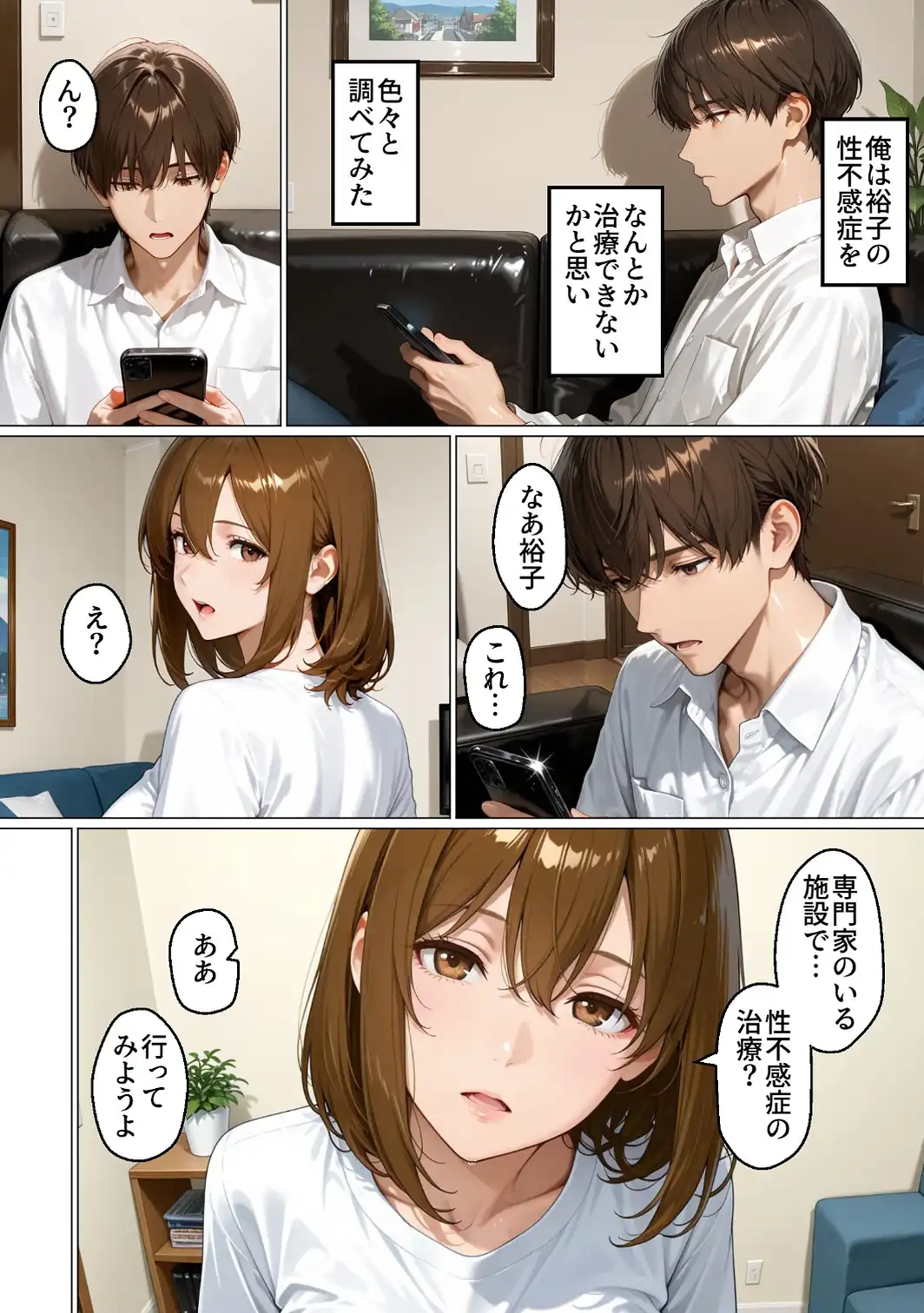 性不感症の妻を治療してもらったらド淫乱になってしまった【白抜き修正版】-サンプル画像13