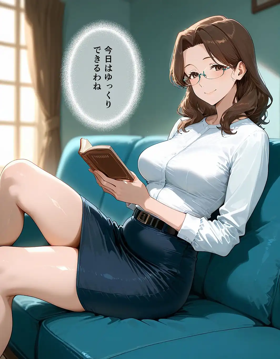 催●アプリで人妻を調教したら娘も巻き込んで親子丼になった話〜キャリア妻・玲子編〜【白抜き修正版】-サンプル画像1