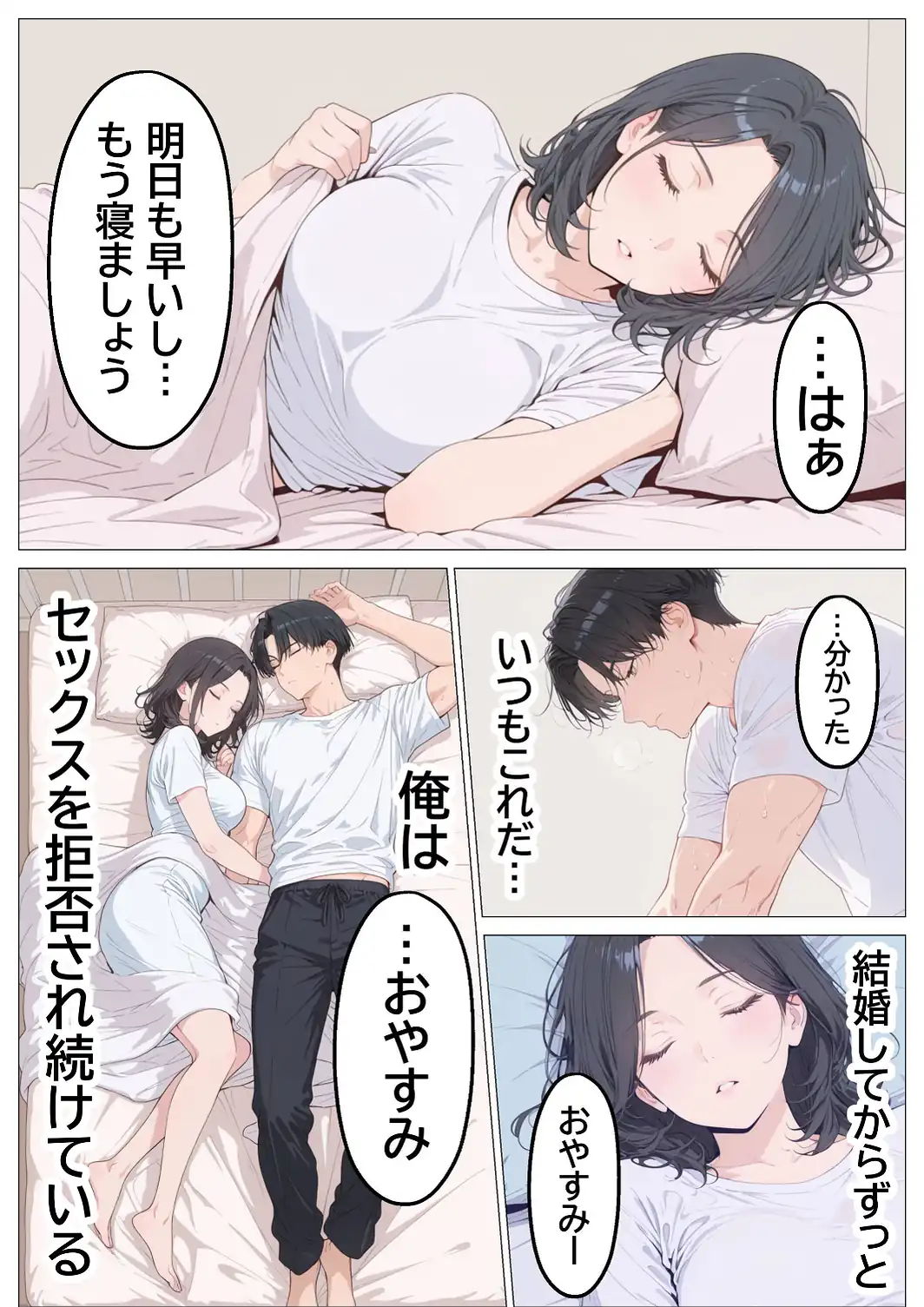 妻とレス3年目の俺。隣に引越してきたのは欲求不満の爆乳人妻で……【モザイク版】-サンプル画像3