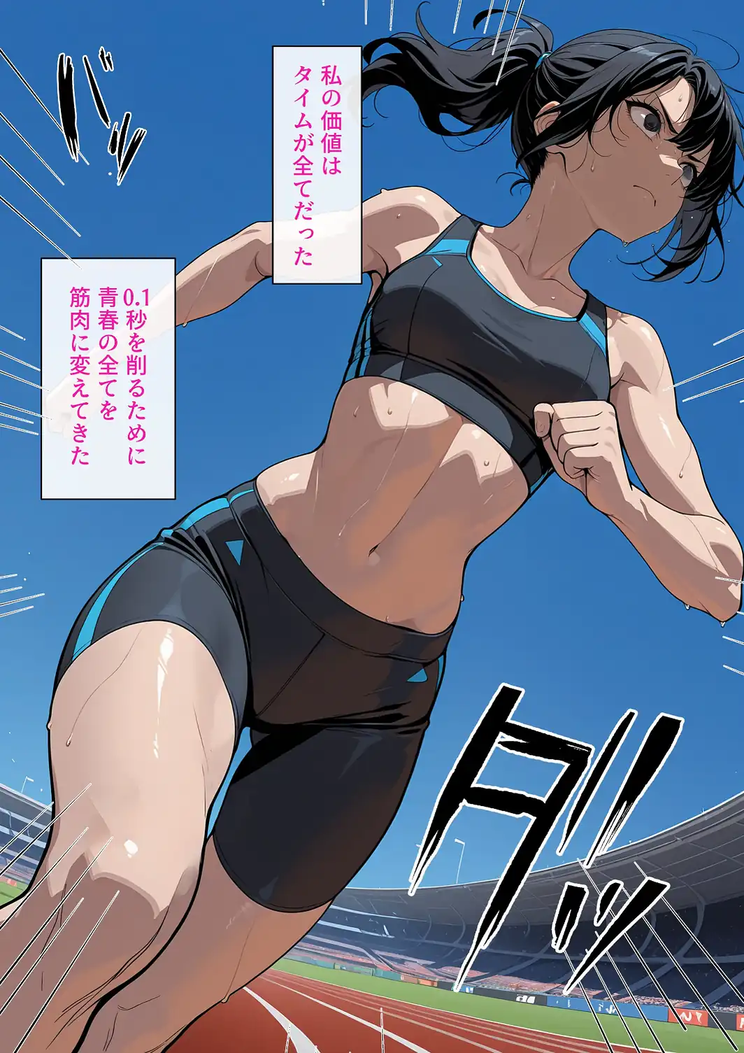 元陸上部エースの私が、幼馴染の『性処理』専用ボディになるまで。【モザイク版】-サンプル画像1