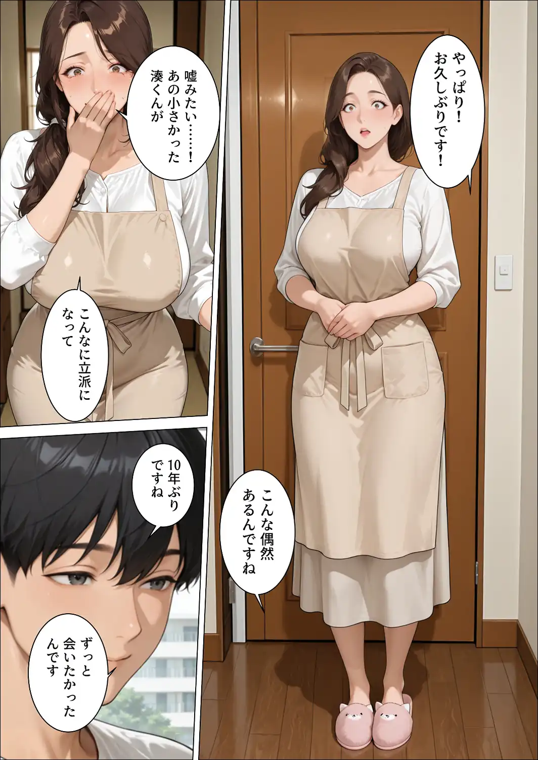 憧れの人は未亡人〜快楽マッサージで初恋相手は俺のモノ〜【モザイク版】-サンプル画像3