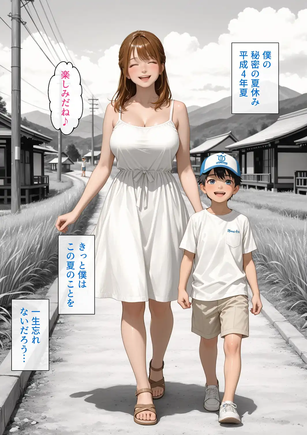 僕の初恋が崩壊した衝撃の夏休み お姉さんの絶頂セックスを覗いてしまった僕【モザイク版】-サンプル画像3