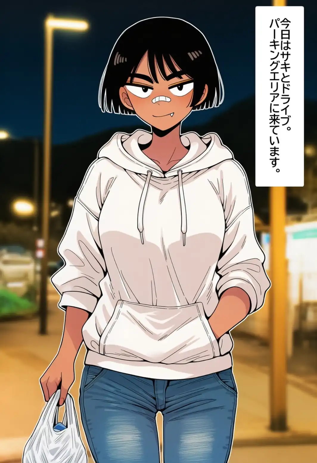 ボーイッシュ褐色陸上女子に無責任中出ししまくって孕ませるまで。【モザイク版】-サンプル画像13