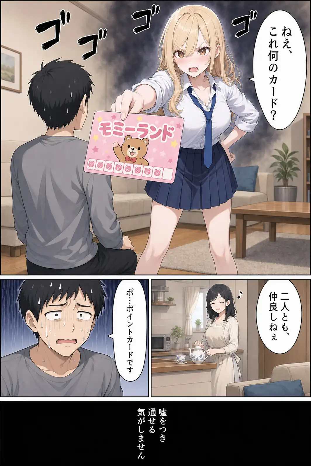 彼女の妹に風俗通いがバレて、お仕置き搾精10回戦【モザイク版】-サンプル画像7