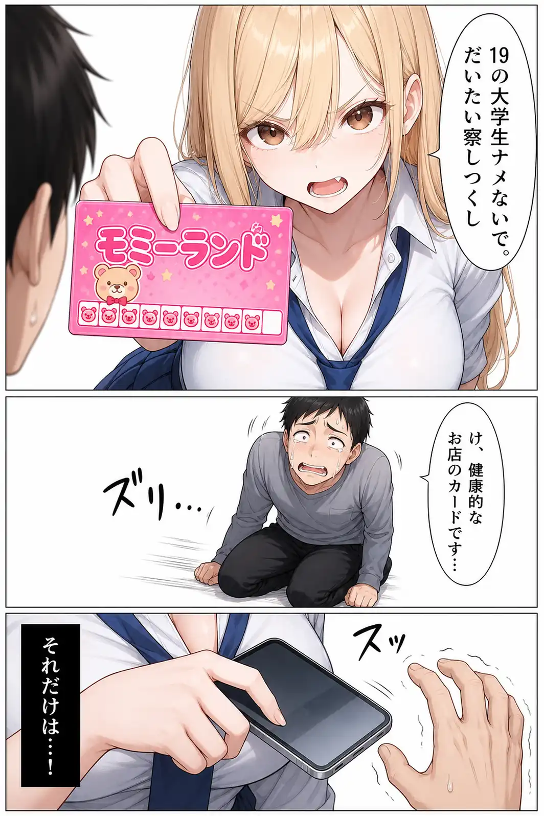 彼女の妹に風俗通いがバレて、お仕置き搾精10回戦【モザイク版】-サンプル画像8