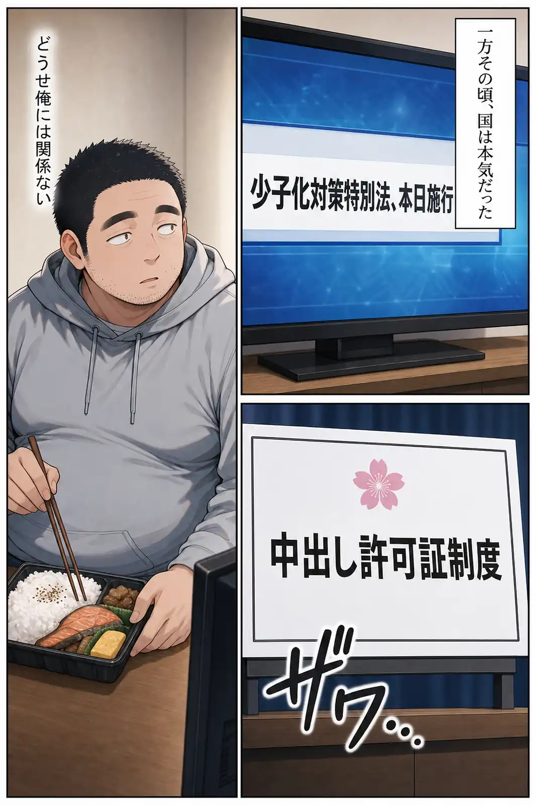 中出し許可証、交付されました【モザイク版】-サンプル画像3