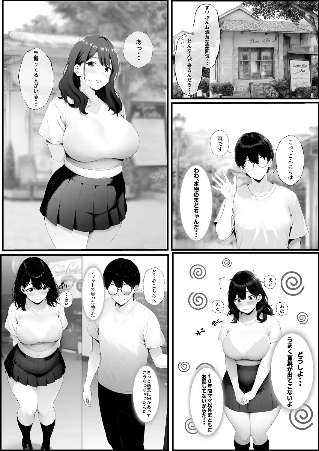 嘘のゴシップで引退した元グラドル（35）が精液中毒になる話【白抜き修正版】-サンプル画像13
