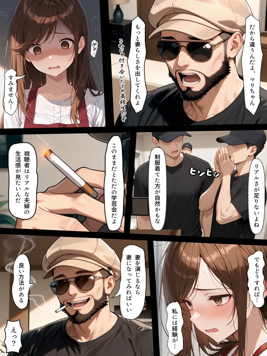 疑似夫婦生活で演技指導 -これは演技、演技のはず――だよね？-【白抜き修正版】-サンプル画像2
