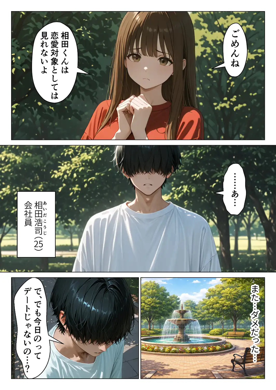 オタクに優しい従姉妹の巨乳ギャルと甘サド生ハメセックスする話【モザイク版】-サンプル画像1