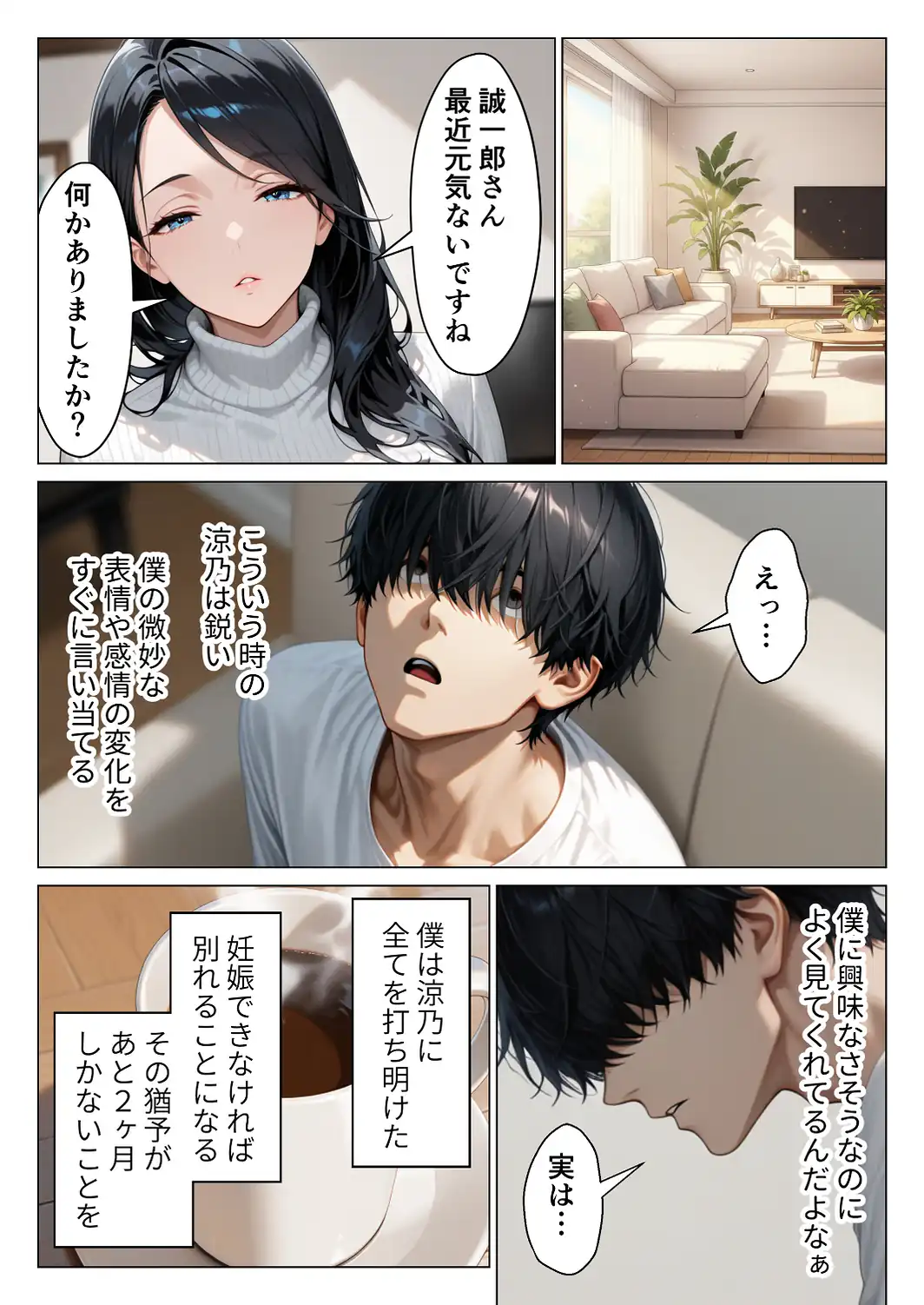 絶対に笑わない僕のクール妻を全力で孕ませる話【モザイク版】-サンプル画像12