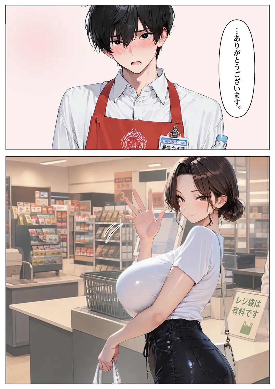 2人目が欲しい常連の人妻を寝取り子作りセックスしまくった話【モザイク版】-サンプル画像7