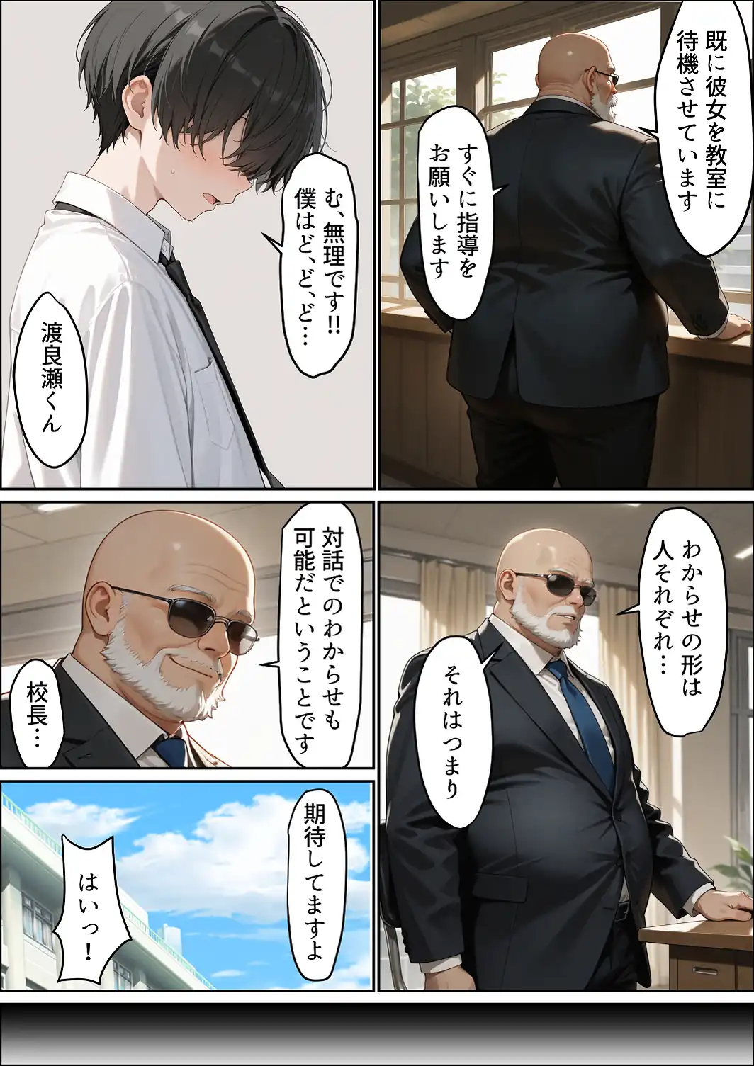 校内一のメスガキ、性欲つよつよ童貞メスガキ指導員に完全屈服わからせH【モザイク版】-サンプル画像6